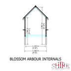 Blossom Arbour | 4x2 Pressure Treated Timber Garden Arbour
