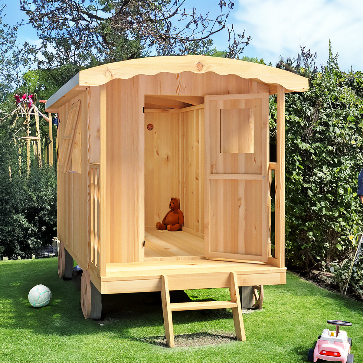 Caboose Loglap 8x6 | Timber Garden Building