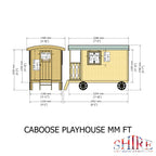 Caboose Loglap 8x6 | Timber Garden Building