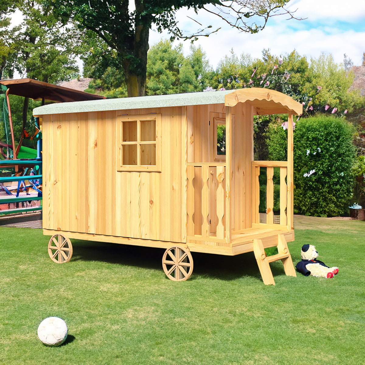 Caboose Loglap 8x6 | Timber Garden Building