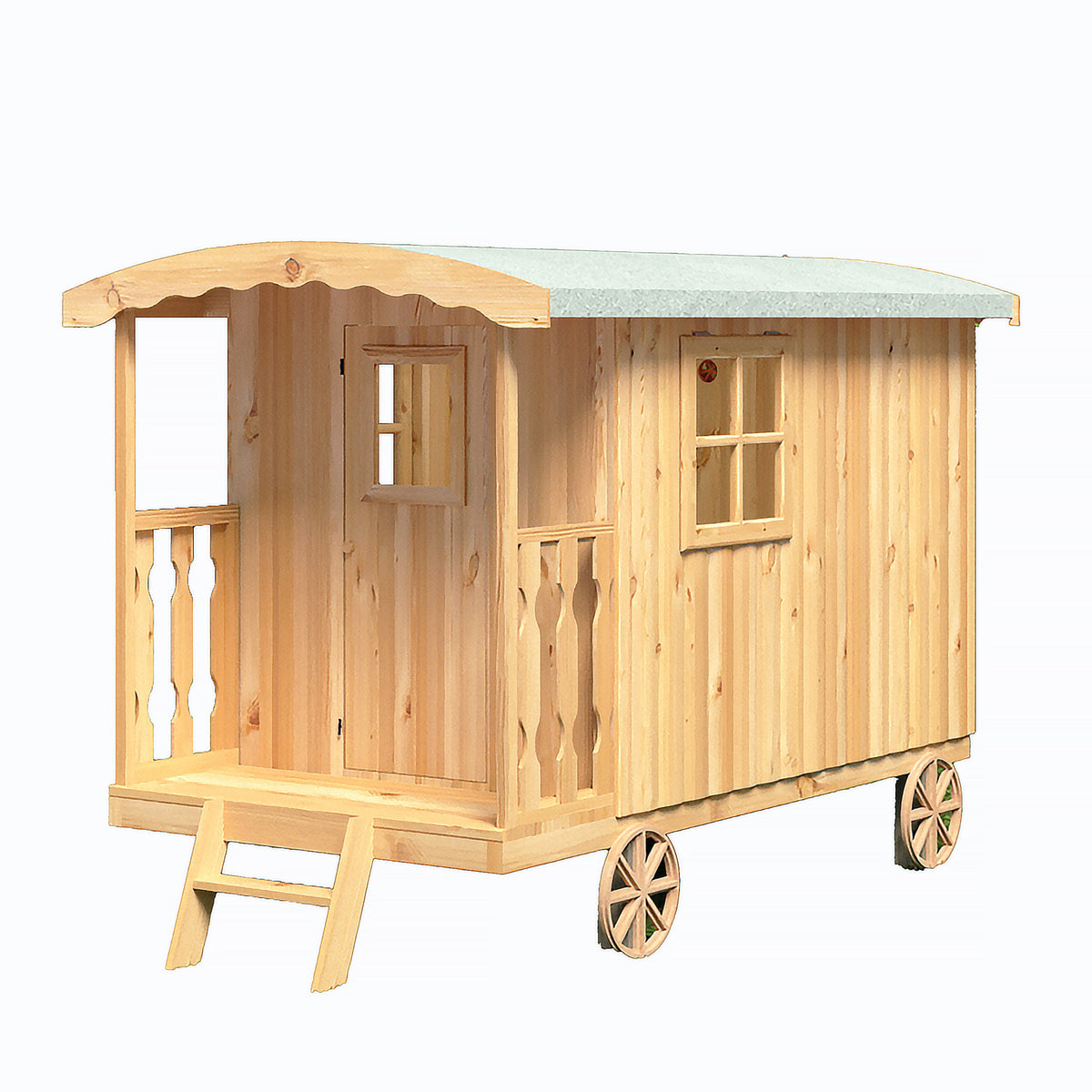 Caboose Loglap 8x6 | Timber Garden Building