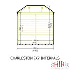 Charleston Summerhouse | 7x7 Shiplap Timber Summerhouse