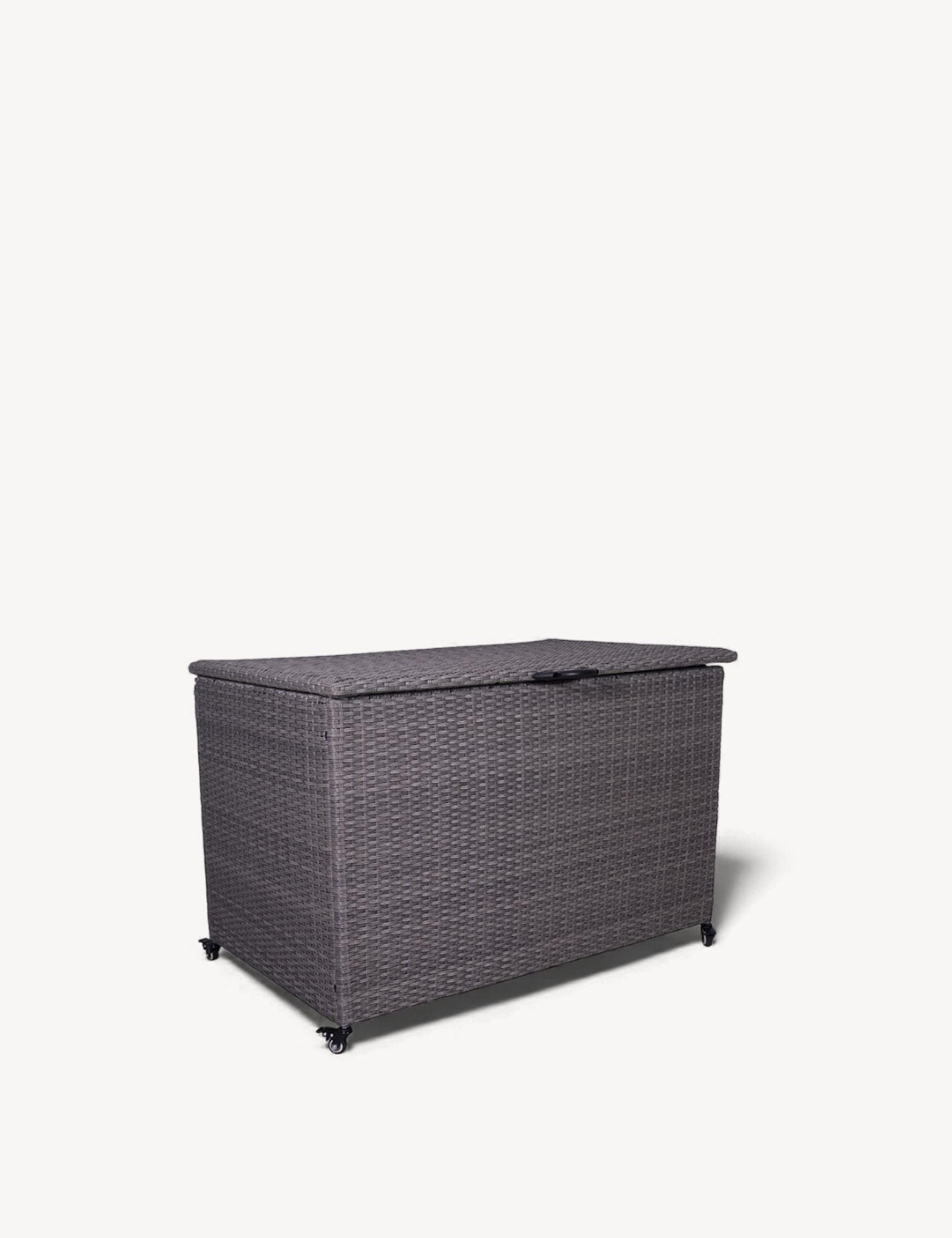 Royalcraft 645L Charcoal Rattan Outdoor Cushion Storage Box | Garden Storage