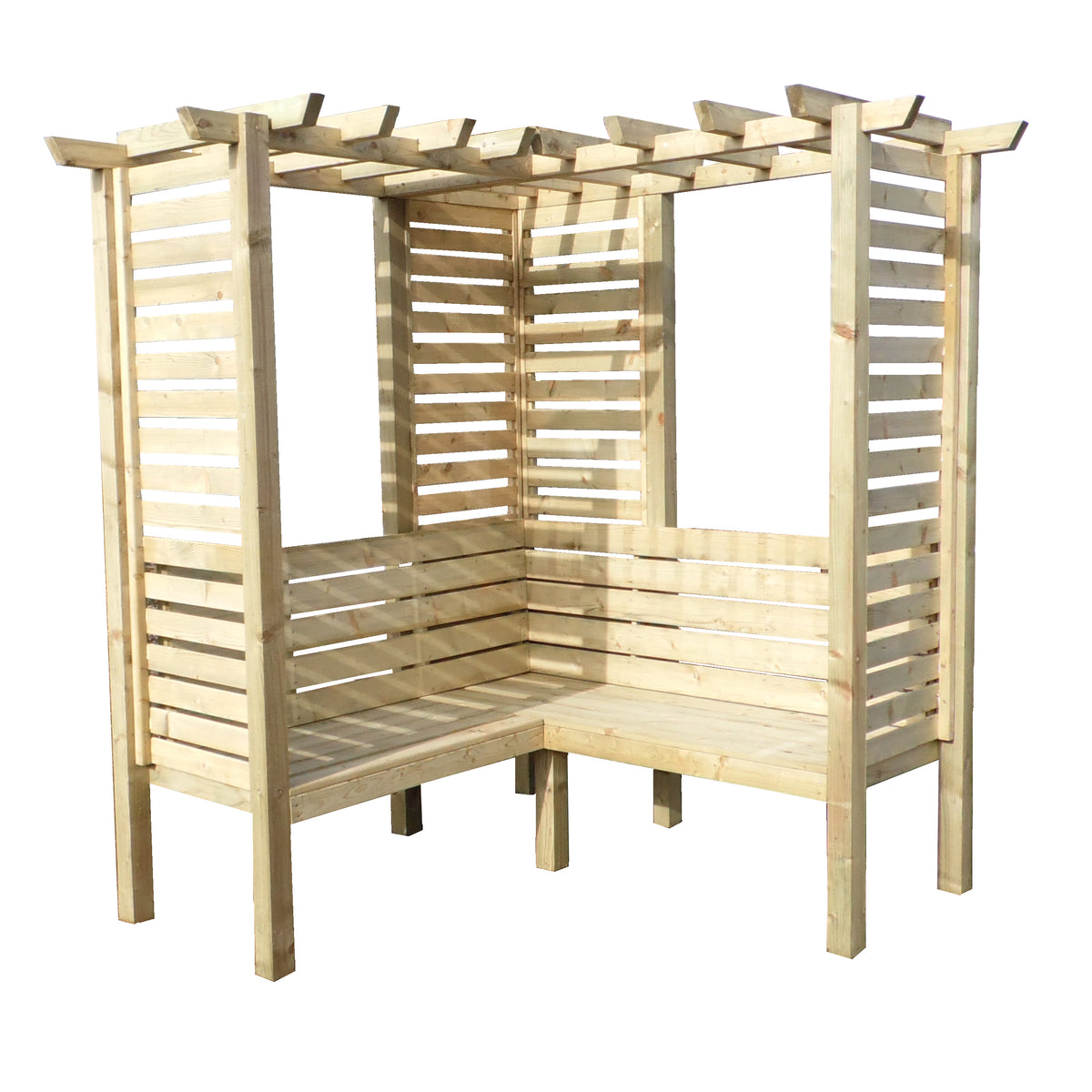 Clematis Arbour | 5x5 Pressure Treated Timber Corner Arbour