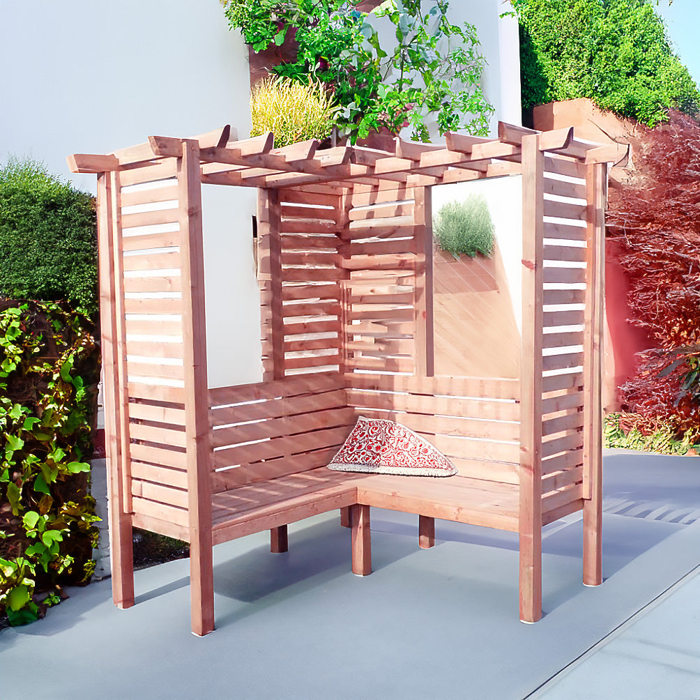 Clematis Arbour | 5x5 Pressure Treated Timber Corner Arbour