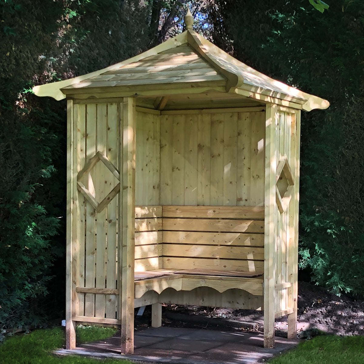 Corner Arbour | 4x4 Pressure Treated Timber Corner Arbour