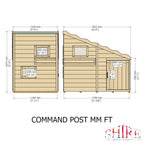 Command Post 6x4 Playhouse