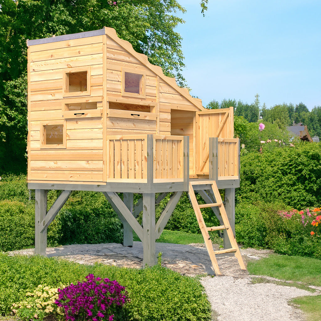 Shire Command Post 6x6 Playhouse with Platform