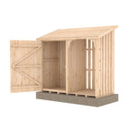 Country Log Store | 5x2 Pressure Treated Timber Log and Tool Store