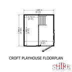 Croft Playhouse | 5x5 Shiplap Timber Playhouse