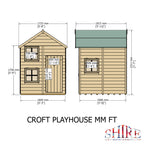 Croft Playhouse | 5x5 Shiplap Timber Playhouse