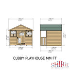 Cubby Playhouse | 6x4 Shiplap Timber Playhouse