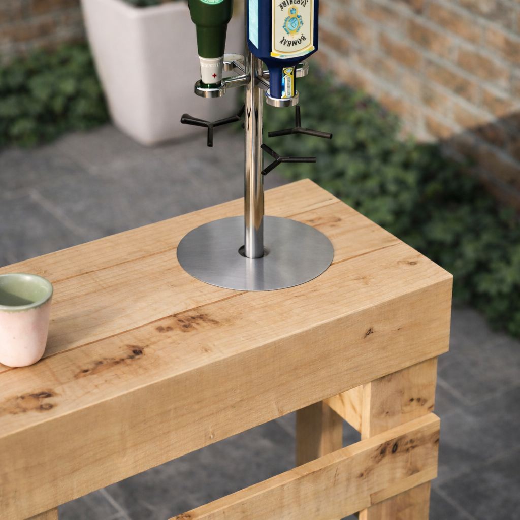 Rustic Wooden Pallet Style Bar | Handcrafted Garden Bar