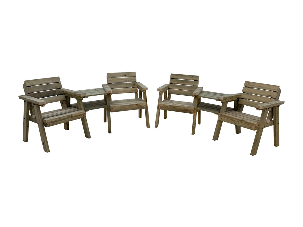 Consilium Heavy-Duty Twin Companion Garden Seat