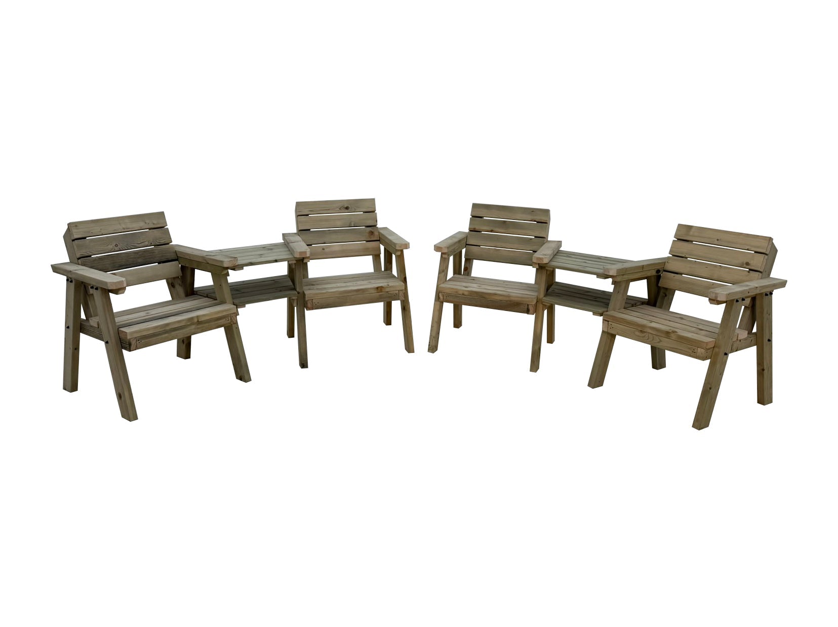 Consilium Heavy-Duty Twin Companion Garden Seat