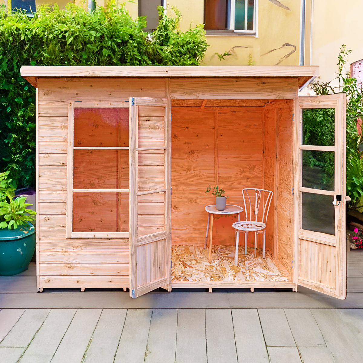 Dahlia Pent Summerhouse 8x6 – Shire timber summerhouse