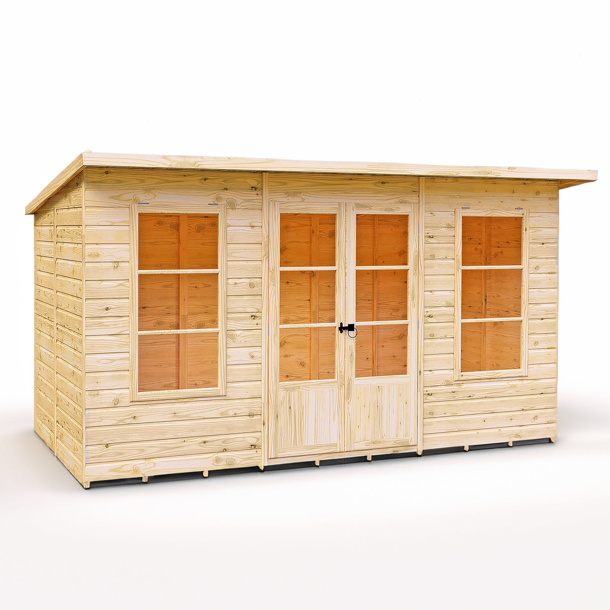 Dahlia Pent Summerhouse 12x6 – Shire timber summerhouse