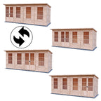 Dahlia Pent Summerhouse 16x6 – Shire timber summerhouse