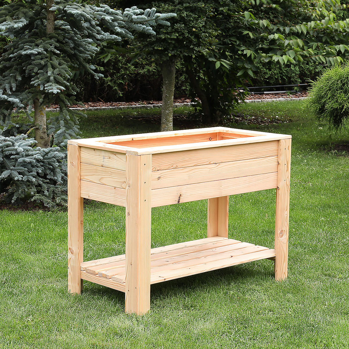 Dan Larch Planter | Shire 3x2 Raised Timber Garden Planter