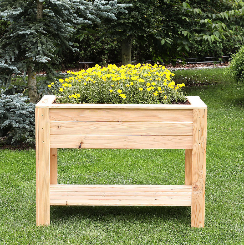 Dan Larch Planter | Shire 3x2 Raised Timber Garden Planter
