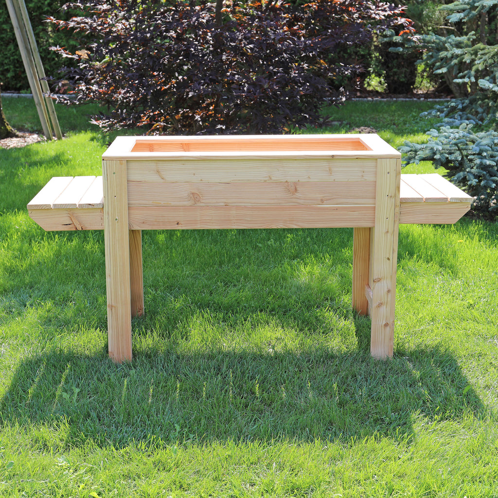 Dim Larch Planter | Shire 3x2 Raised Timber Garden Planter