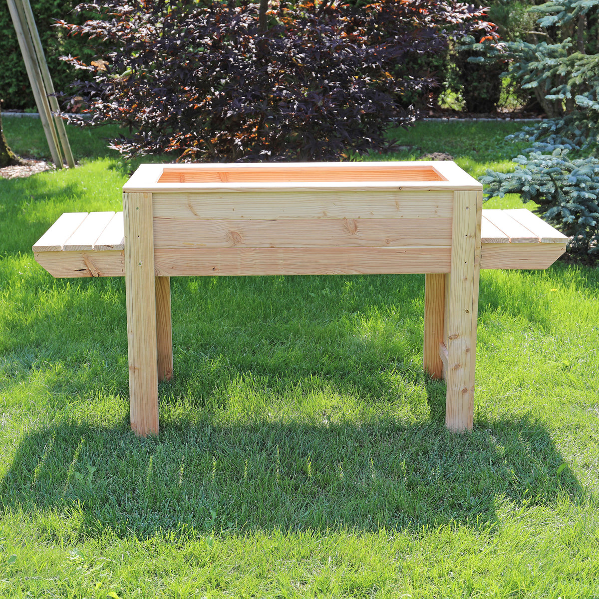 Dim Larch Planter | Shire 3x2 Raised Timber Garden Planter