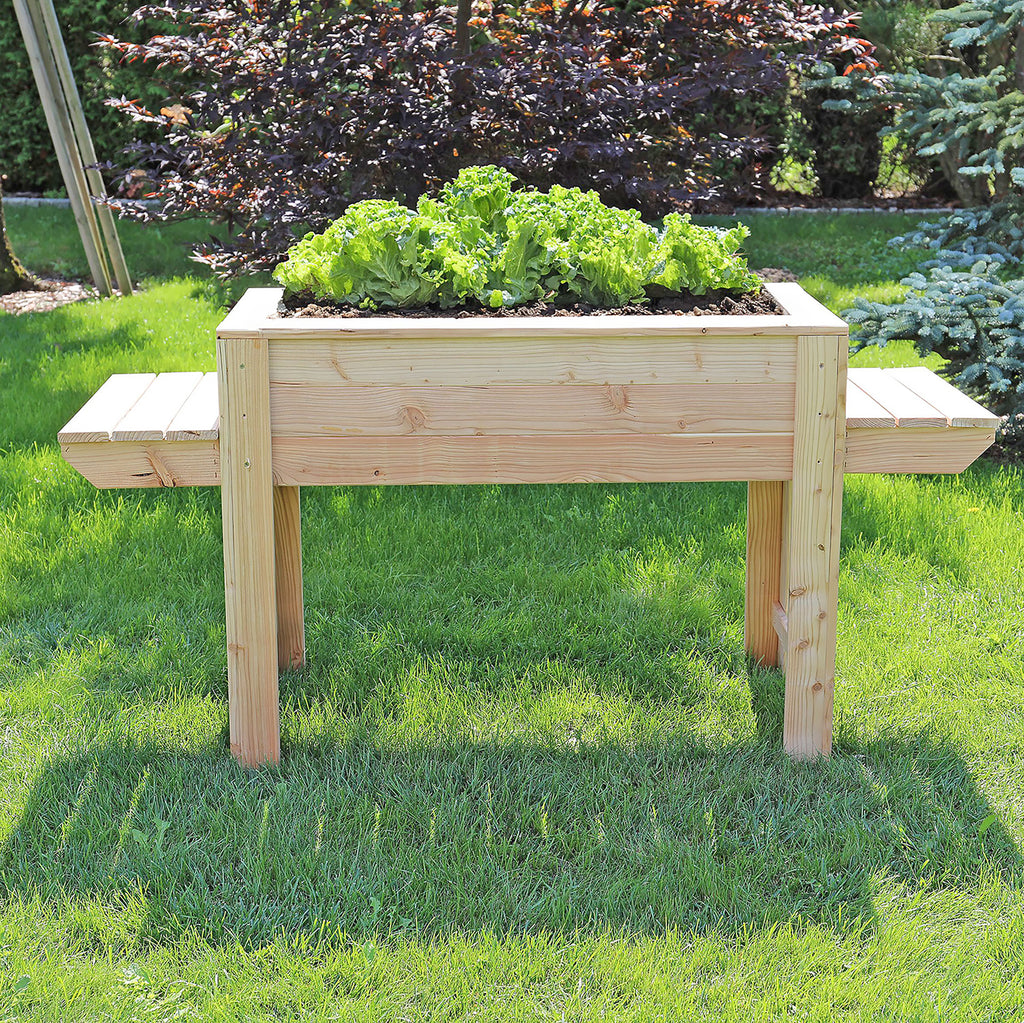 Dim Larch Planter | Shire 3x2 Raised Timber Garden Planter