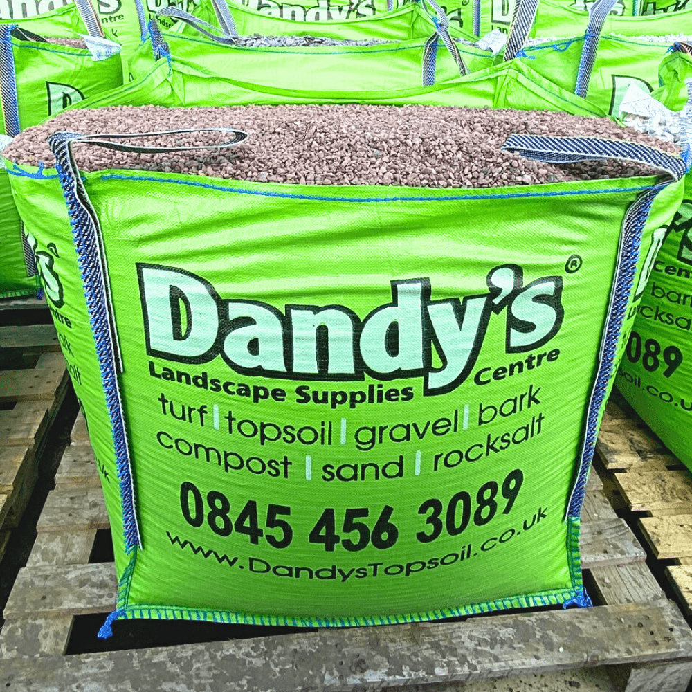 Staffordshire Pink Gravel | 10mm or 20mm Rounded Pink Gravel