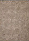 Summer Diamonds Culture Rug in brown diamond indoor outdoor flatweave