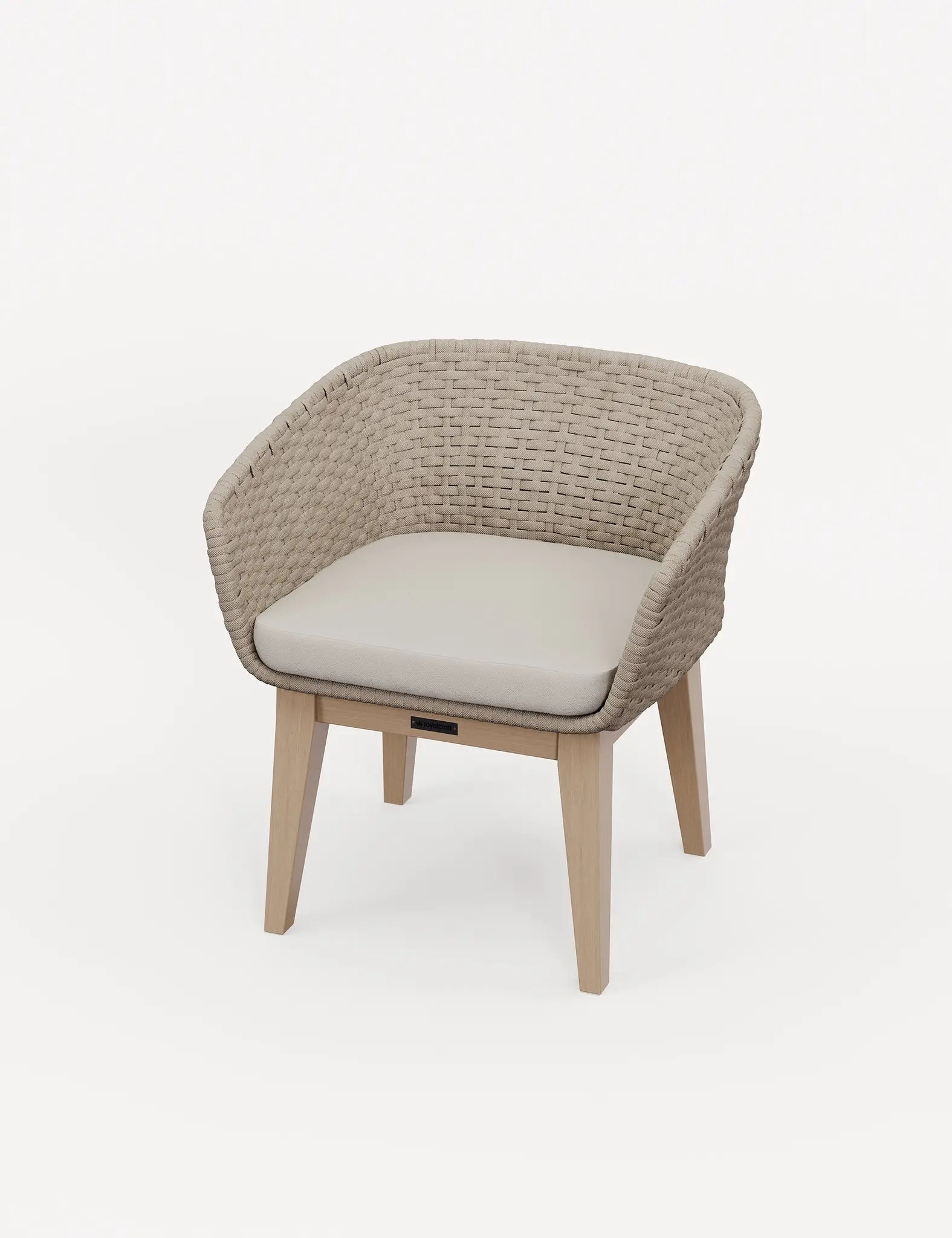 Royalcraft Roma 2 Seater Round Garden Bistro Set with Eden Dawn Chairs | FSC Acacia