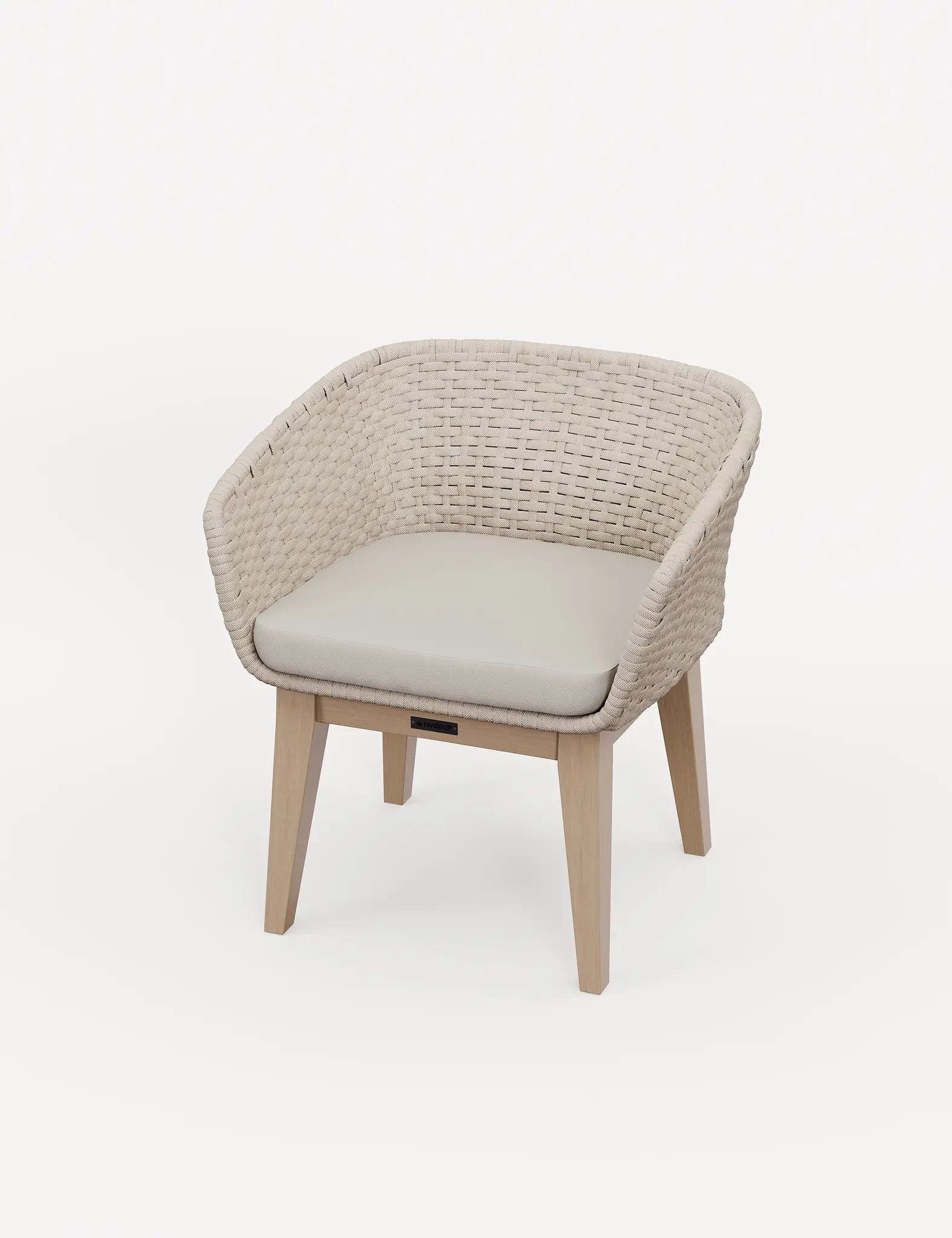 Royalcraft Roma 2 Seater Round Garden Bistro Set with Eden Dusk Chairs | 80cm | FSC Acacia