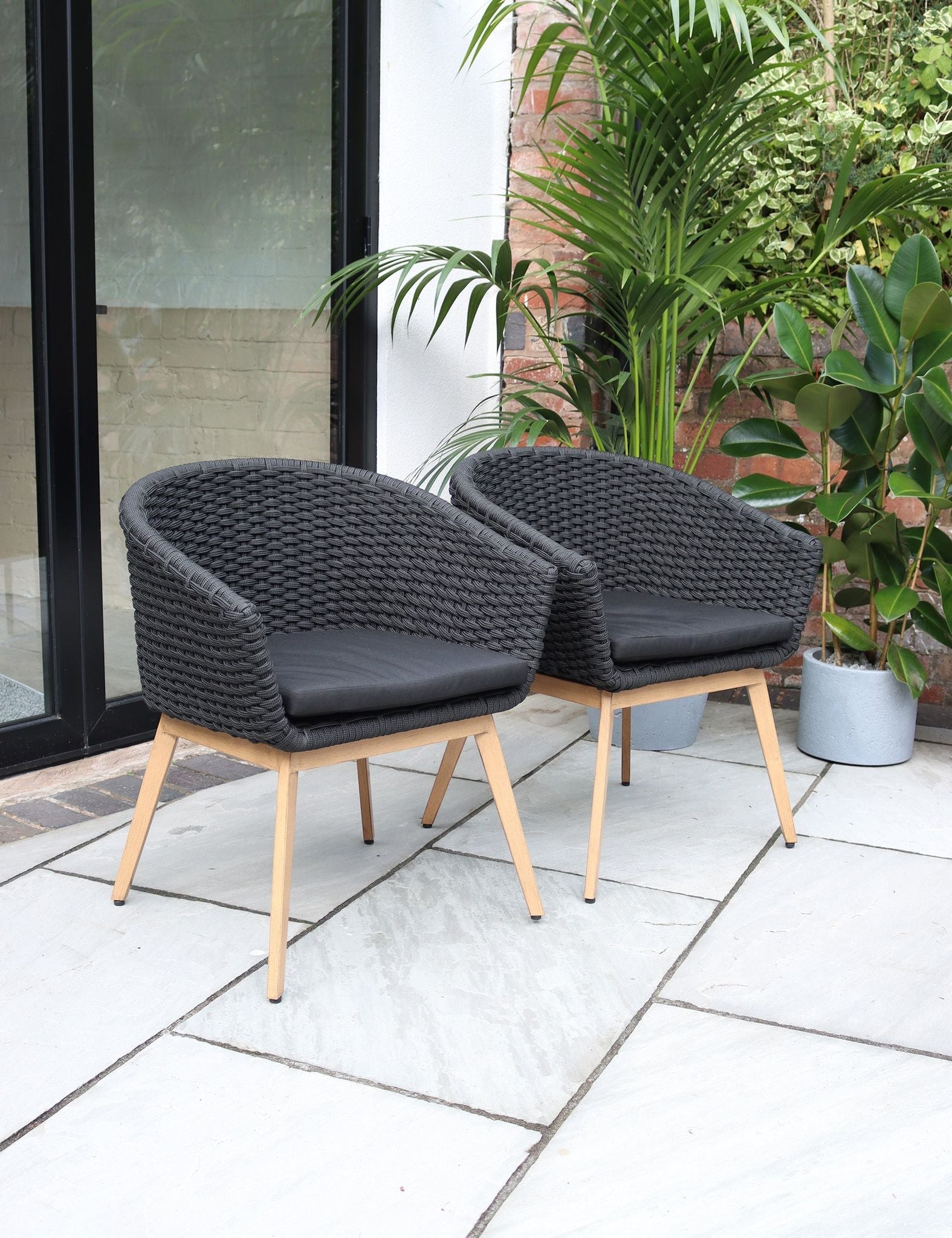 Royalcraft Eden Night Garden Dining Chair | Set of 2 | FSC Acacia