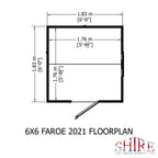 Faroe Workshop | 6x6 Shiplap Timber Workshop