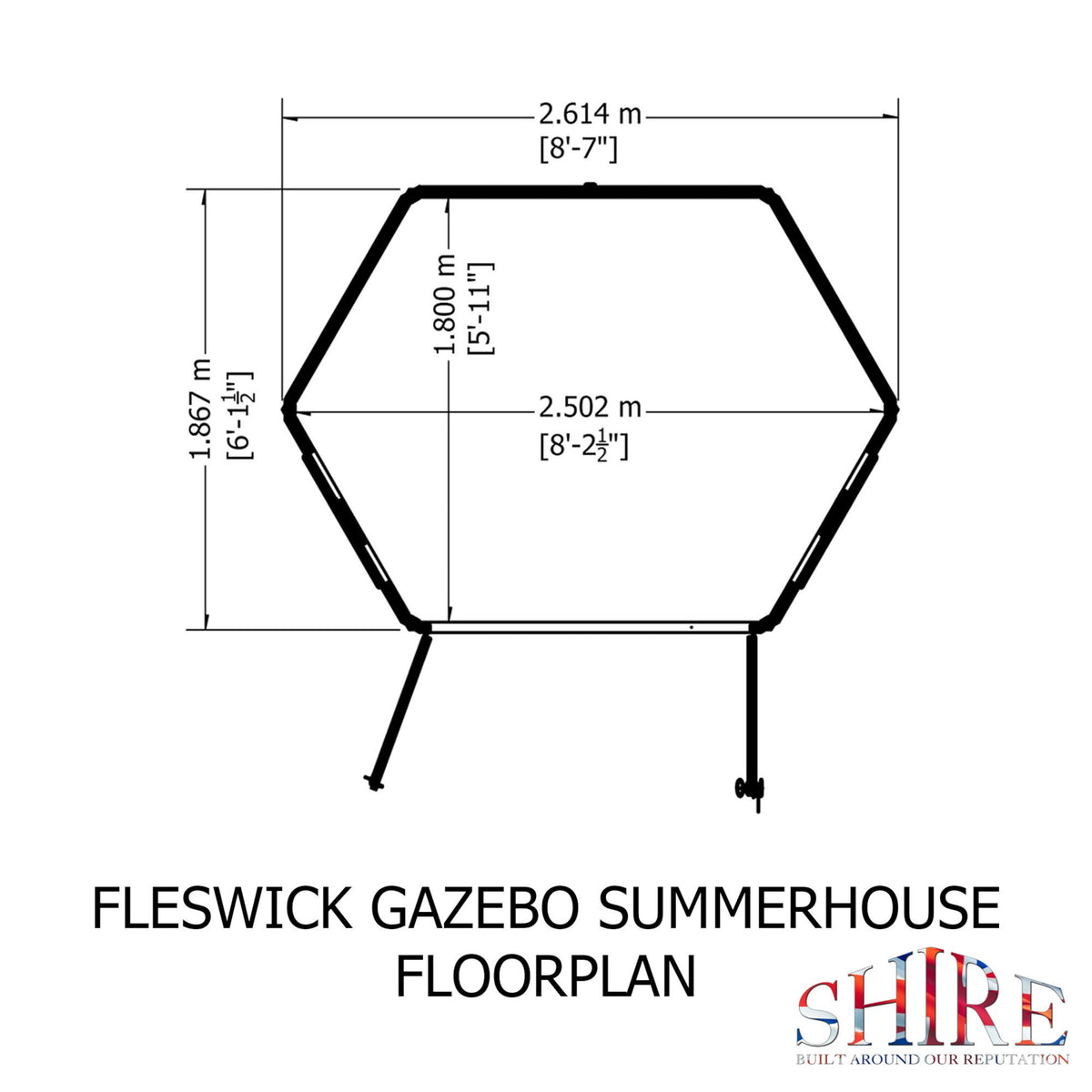 Fleswick Summerhouse | 8x6 Shiplap Timber Summerhouse