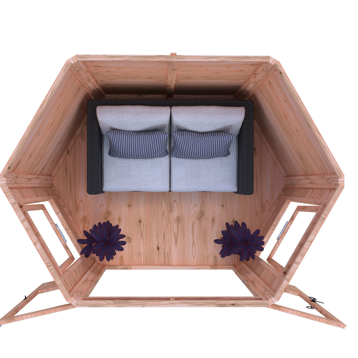 Fleswick Summerhouse | 8x6 Shiplap Timber Summerhouse