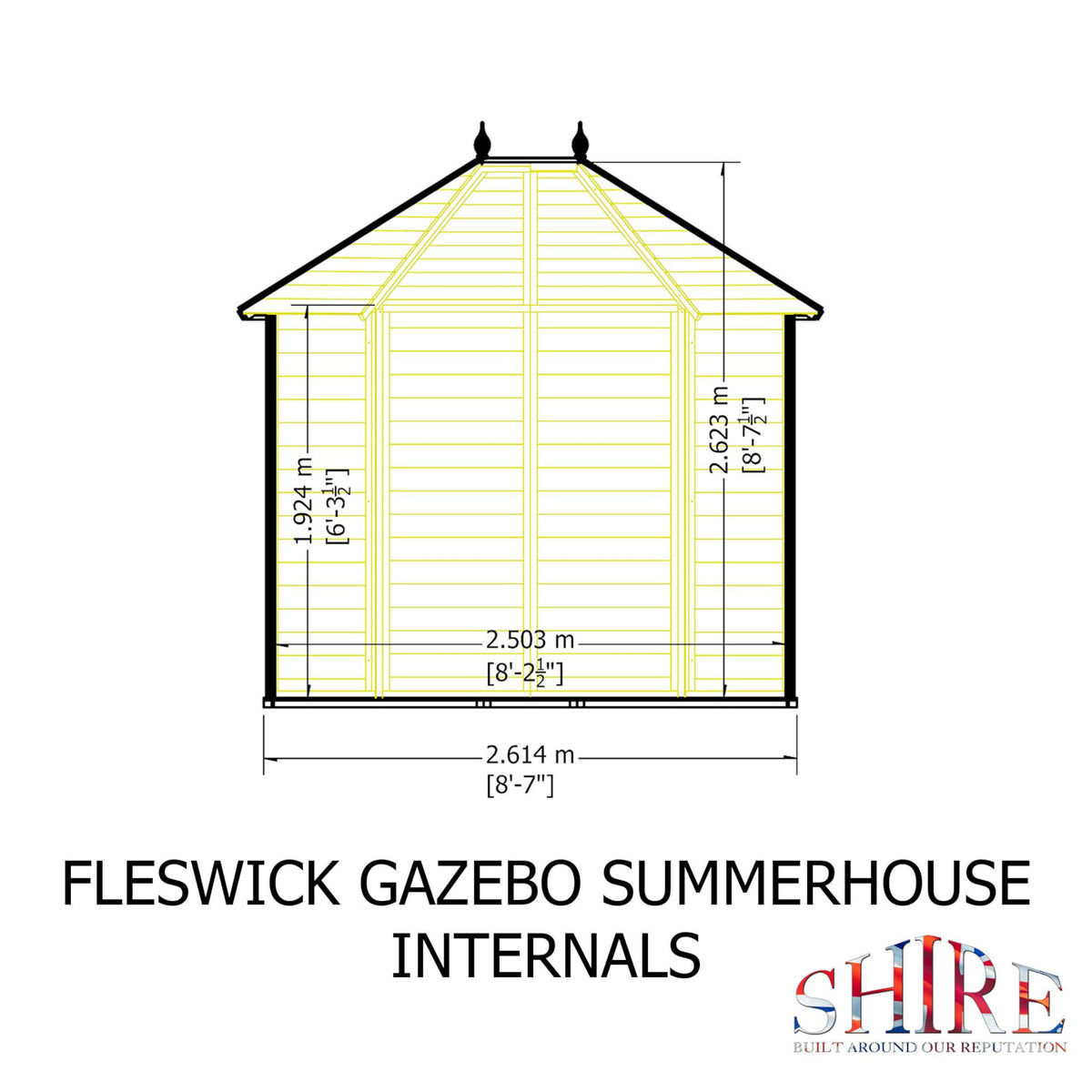 Fleswick Summerhouse | 8x6 Shiplap Timber Summerhouse