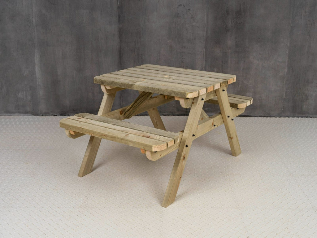 Fortem Rounded Pub Style Picnic Table Benches Set