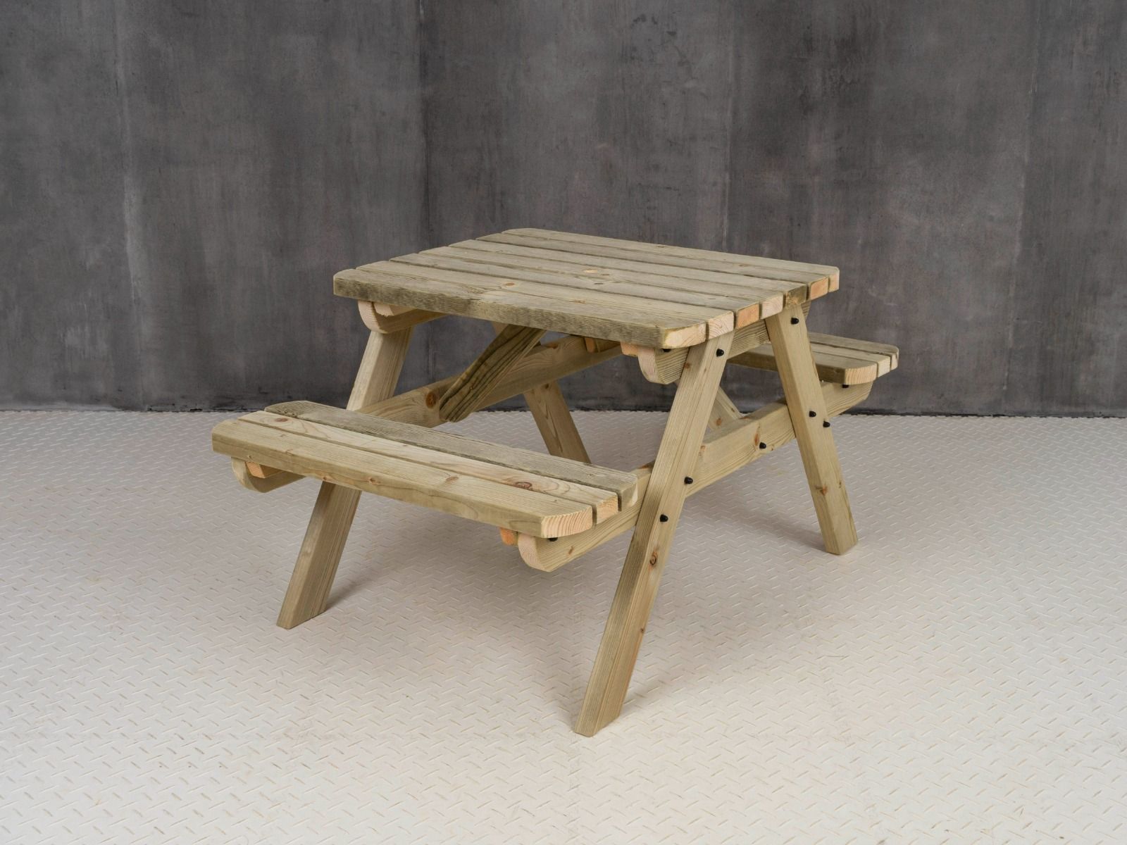 Fortem Rounded Pub Style Picnic Table Benches Set