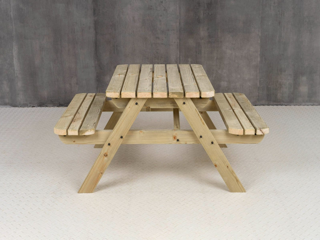 Fortem Rounded Pub Style Picnic Table Benches Set