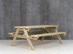 Fortem Rounded Pub Style Picnic Table Benches Set