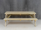 Fortem Rounded Pub Style Picnic Table Benches Set