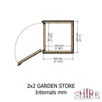 Garden Store | Shiplap Timber Garden Storage
