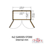 Garden Store | Shiplap Timber Garden Storage