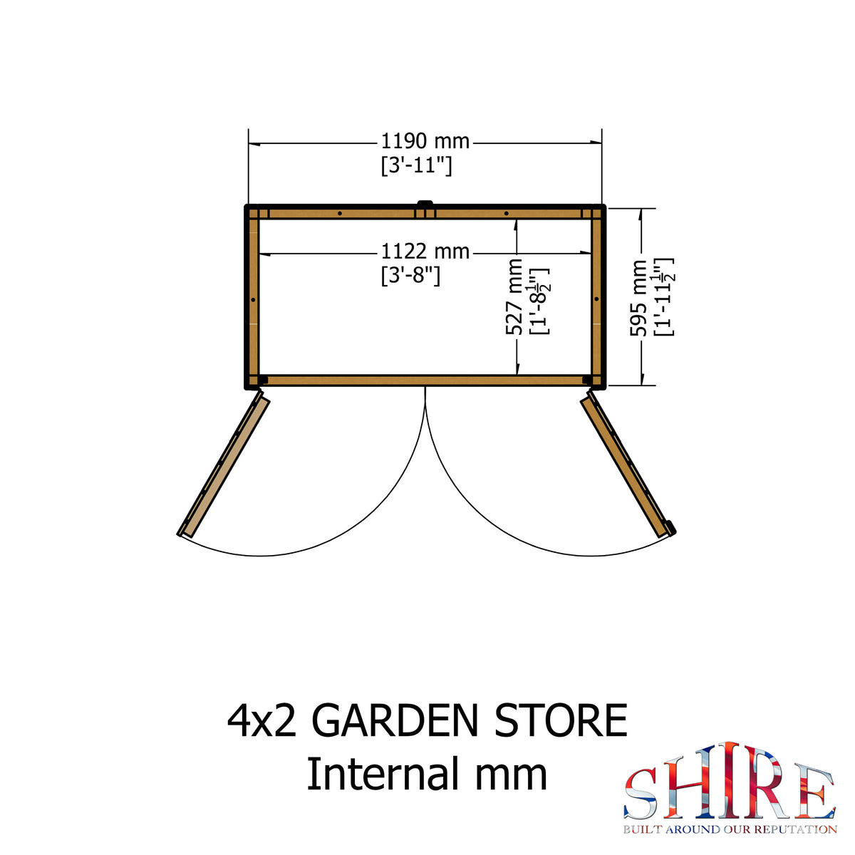 Garden Store | Shiplap Timber Garden Storage