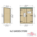 Garden Store | Shiplap Timber Garden Storage