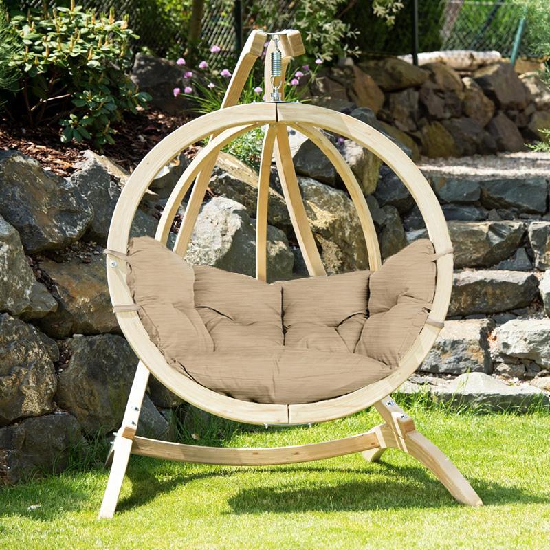 Globo Single Hanging Egg Chair Set