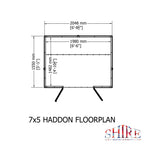 Haddon Summerhouse | 7 x 5 Shiplap Timber Summerhouse