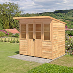 Haddon Pent Summerhouse | 7 x 5 Shiplap Timber Summerhouse