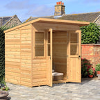 Haddon Pent Summerhouse | 7 x 5 Shiplap Timber Summerhouse