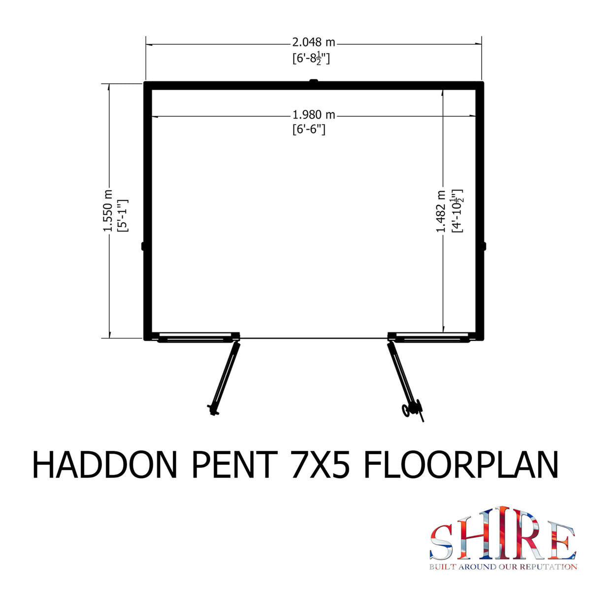 Haddon Pent Summerhouse | 7 x 5 Shiplap Timber Summerhouse